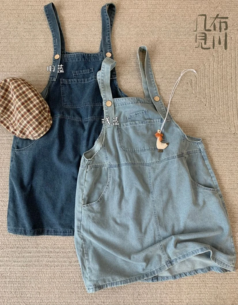 叨叨推荐款 JBJC#825325#牛仔背带裙 XX
