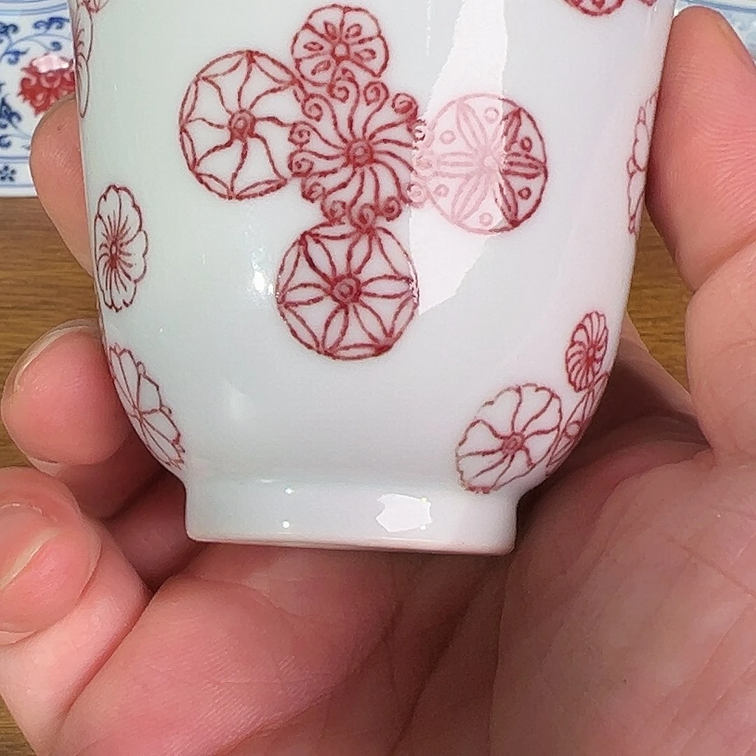 景德镇原矿釉里红陶瓷