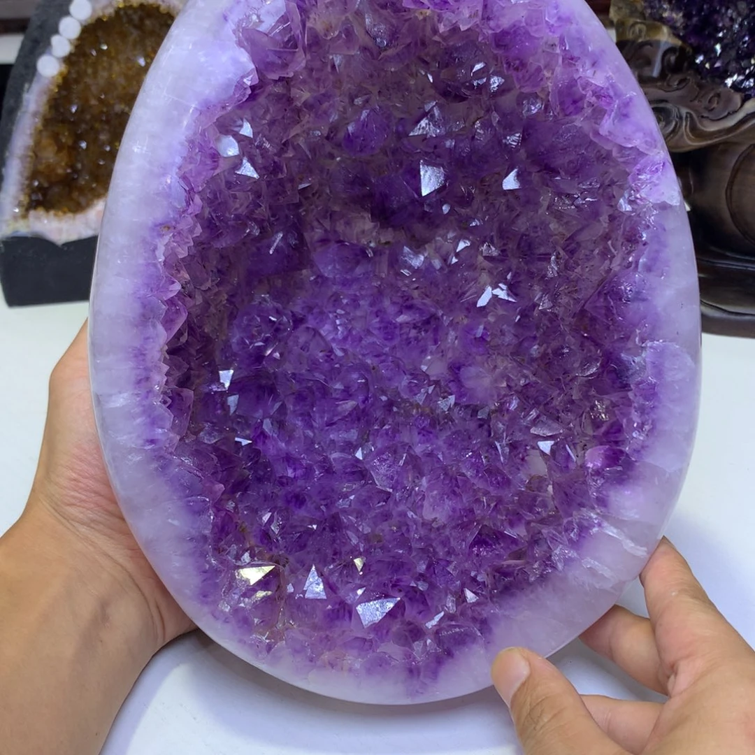 紫晶摆件未镶嵌反****勾紫晶