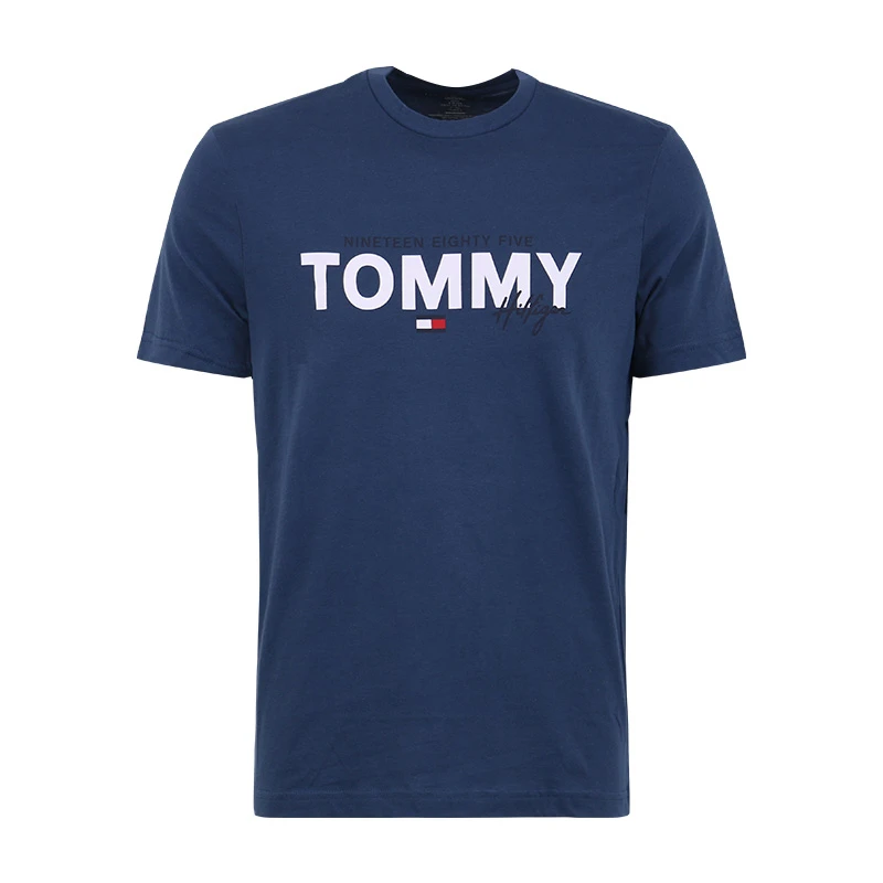 【清仓】TOMMY HILFIGER汤米男款短袖T恤时尚夏季新款休闲透气半袖