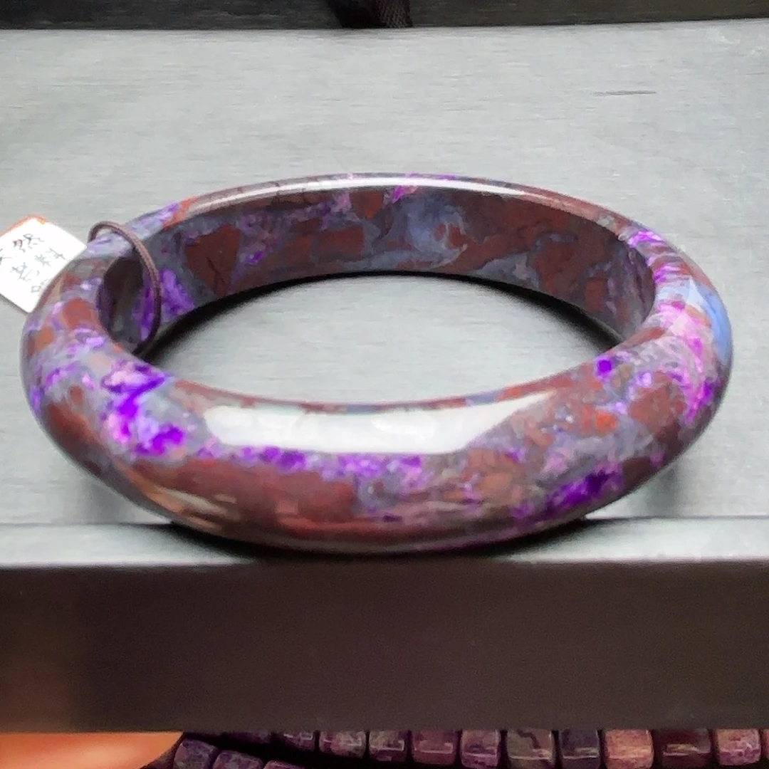 苏纪石（舒俱来）未镶嵌紫葡萄60圈口