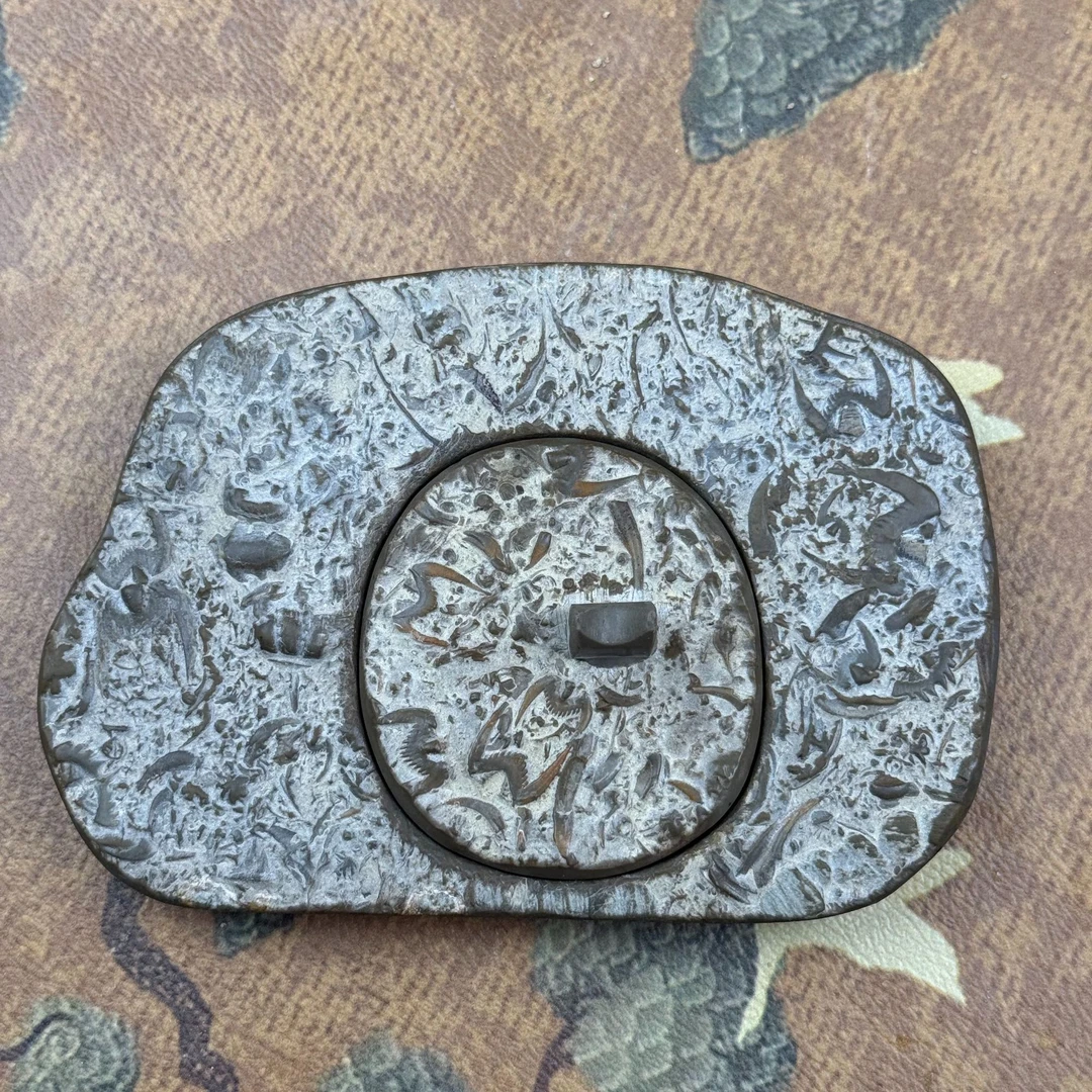 三叶虫化石燕子石多功能砚台