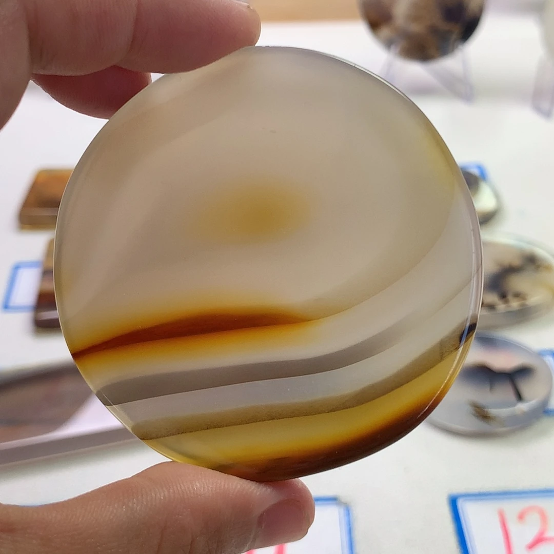 未镶嵌玛瑙/玉髓珠宝半成品