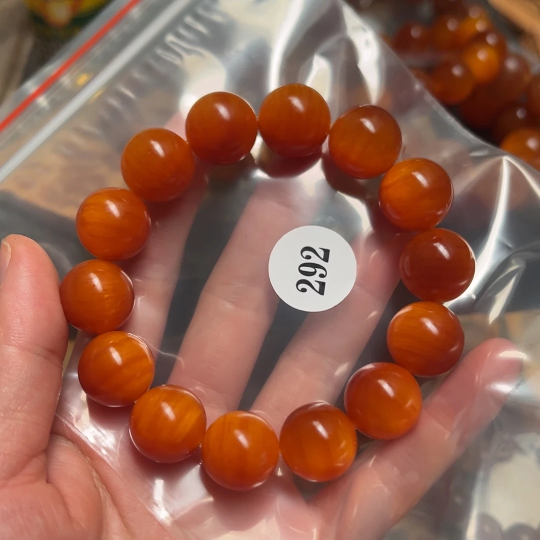 路***外松木（琥珀木）手串/手链292包浆1.6