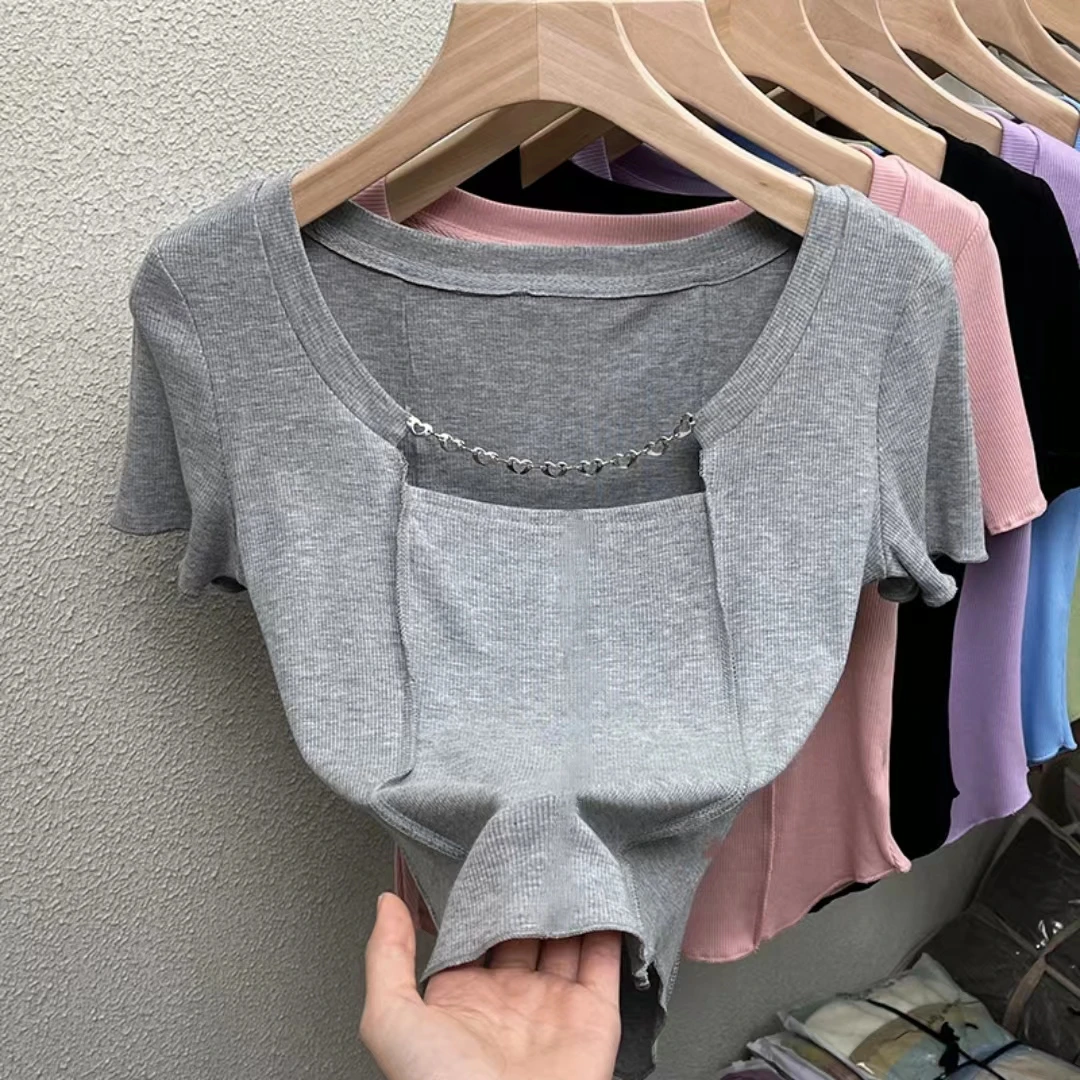 不规则小众设计感上衣