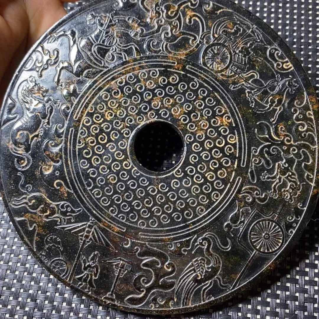 白玉菩提吊坠摆件