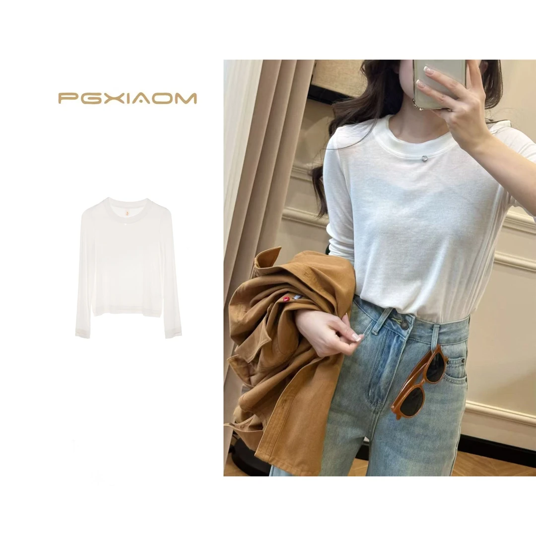 【PGXIAOM】润秀定制黑白两色打底衫DD9676