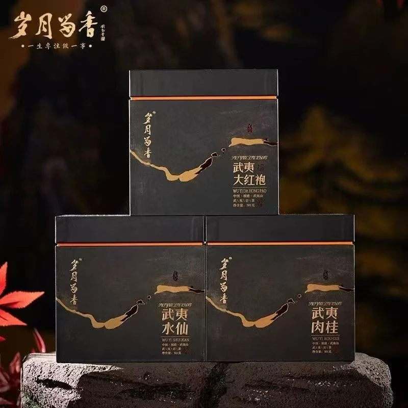 溪谷岁月留香肉桂/水仙/大红袍 501克 60泡 礼盒装