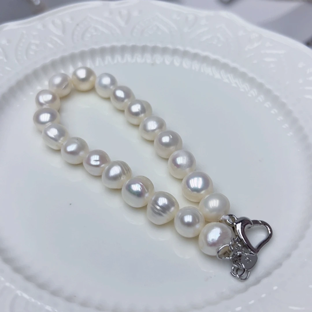 淡水珍珠手绳银S925镶嵌