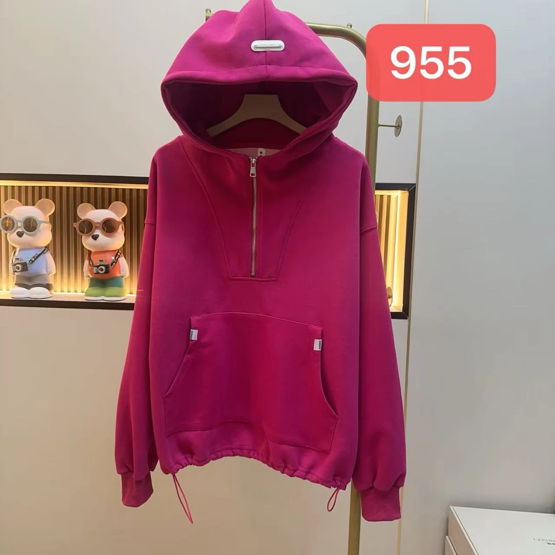 歌如虹品牌  潮流重工刺绣时尚（特定升级面料）秋款卫衣（955）