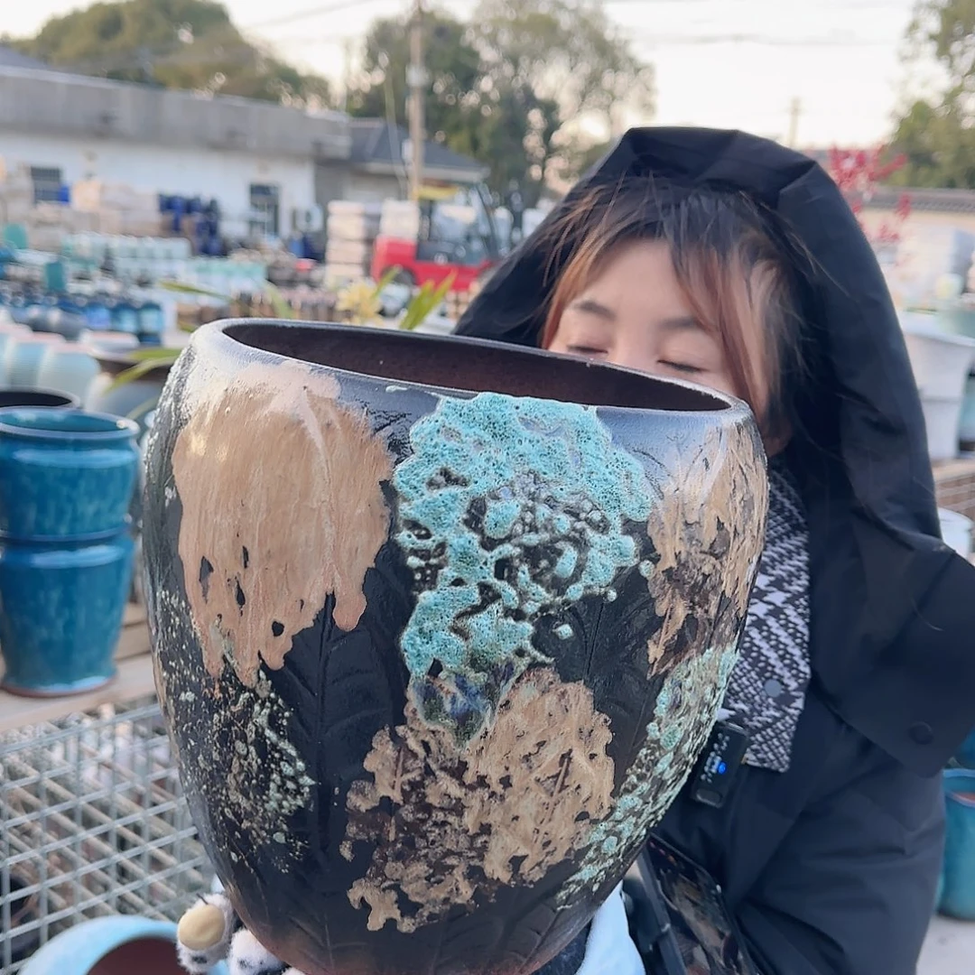 王嫂花盆1214-168高27口25