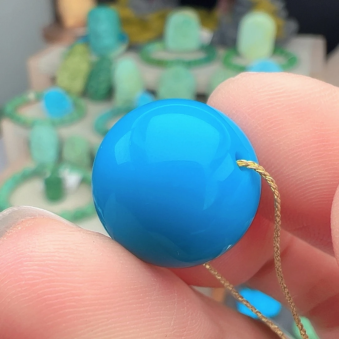 绿松石未镶嵌主播万珍