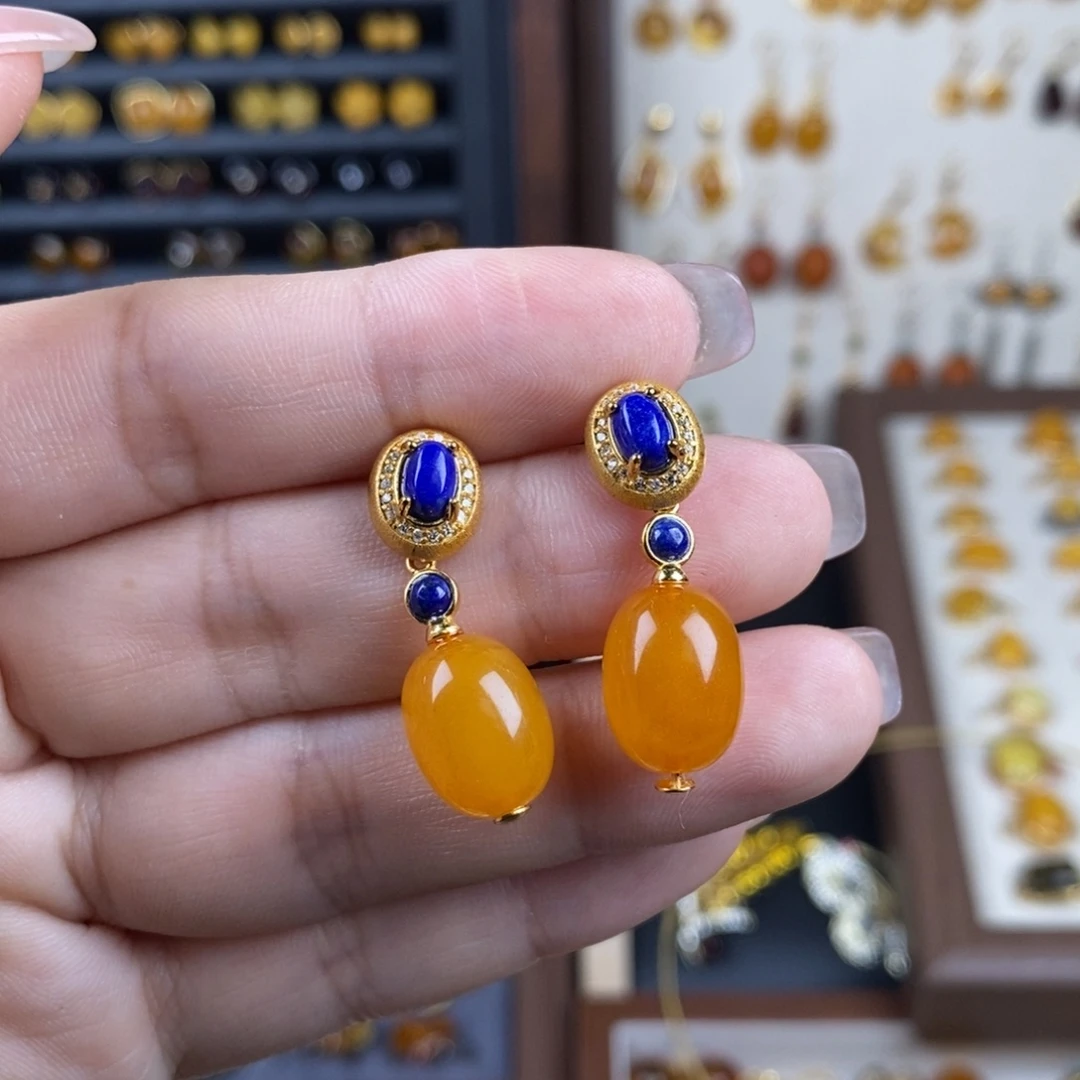 琥珀未镶嵌裸石成品