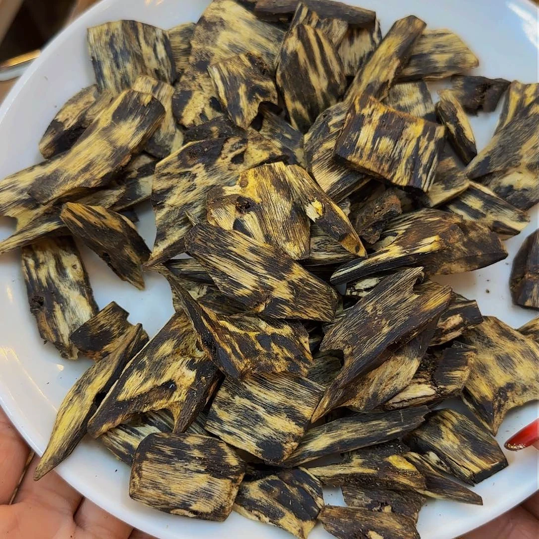 沉香沉香碎屑陆河品种高端漏油货块料63g送勾刀