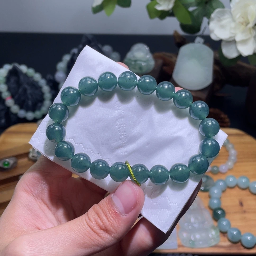定制翡翠未镶嵌手串危