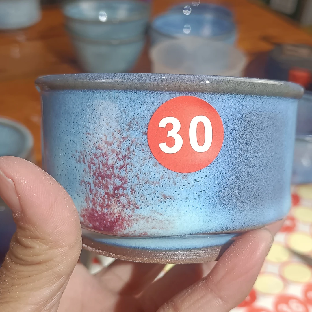 原矿釉手工制作钧瓷杯子