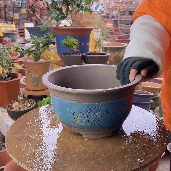 紫砂宜兴紫砂蓝中