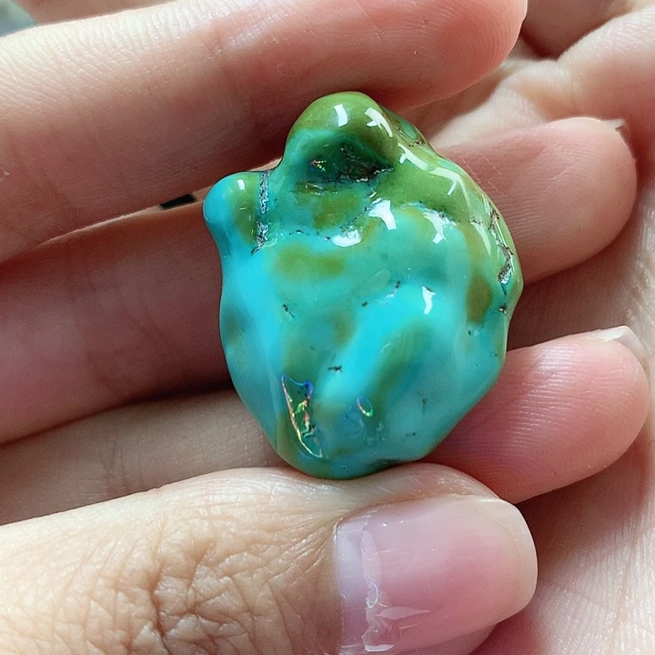 未镶嵌绿松石珠宝奇石麦*
