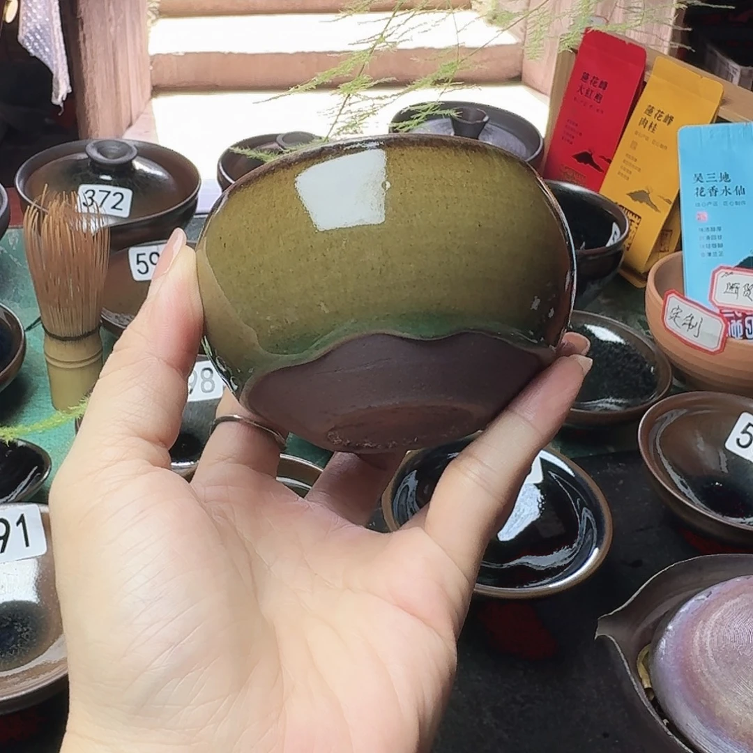 茶盏336 罗莉柴烧手工主人杯