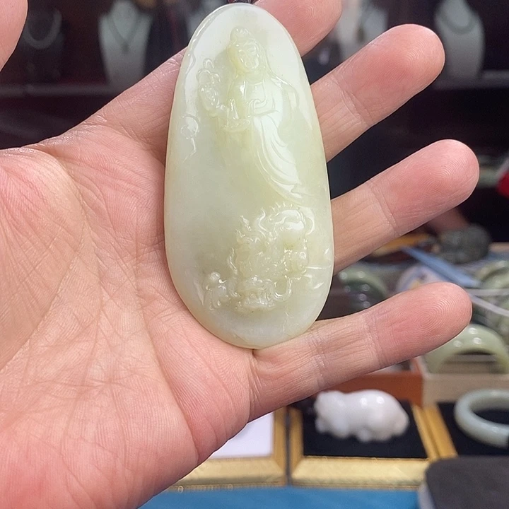 吊坠(不含链)未镶嵌和田玉
