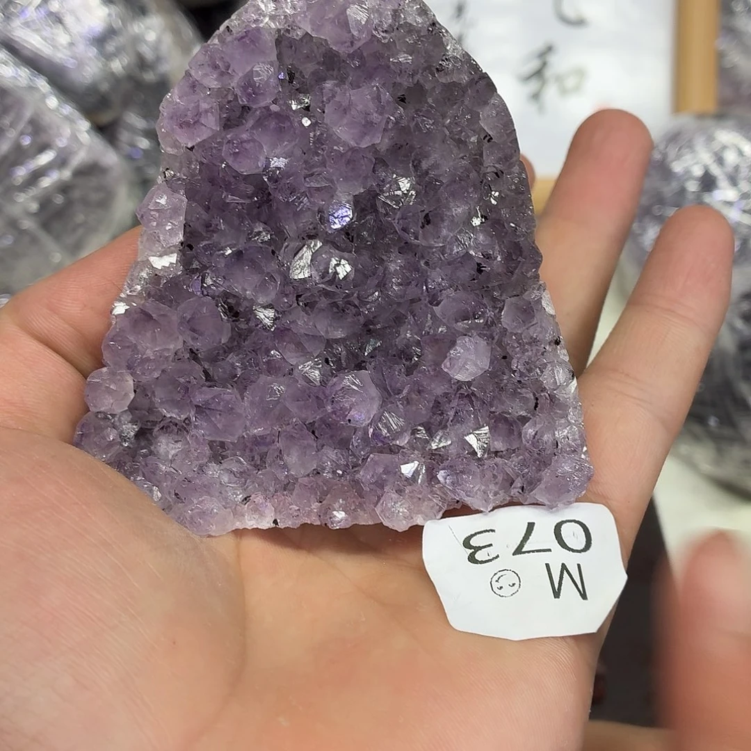 未镶嵌摆件紫晶水晶