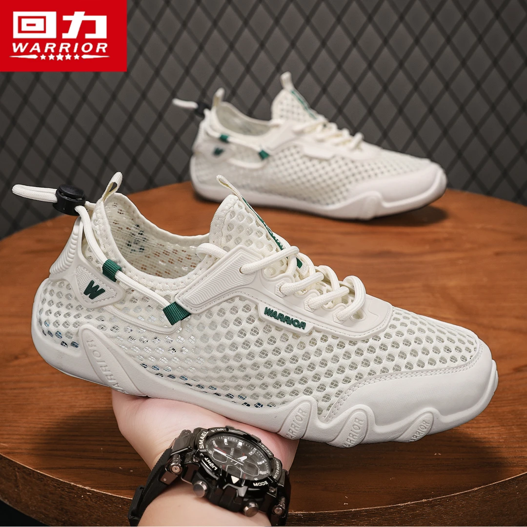 回力男鞋夏季透气网鞋男士速干涉水溯溪凉鞋子运动网面休闲豆豆鞋