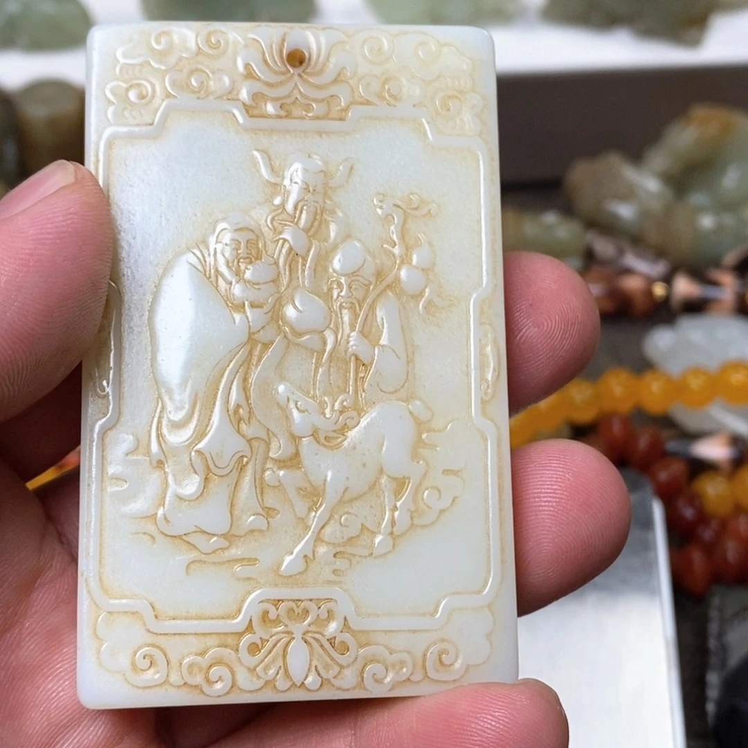 和田玉颈饰未镶嵌用****5