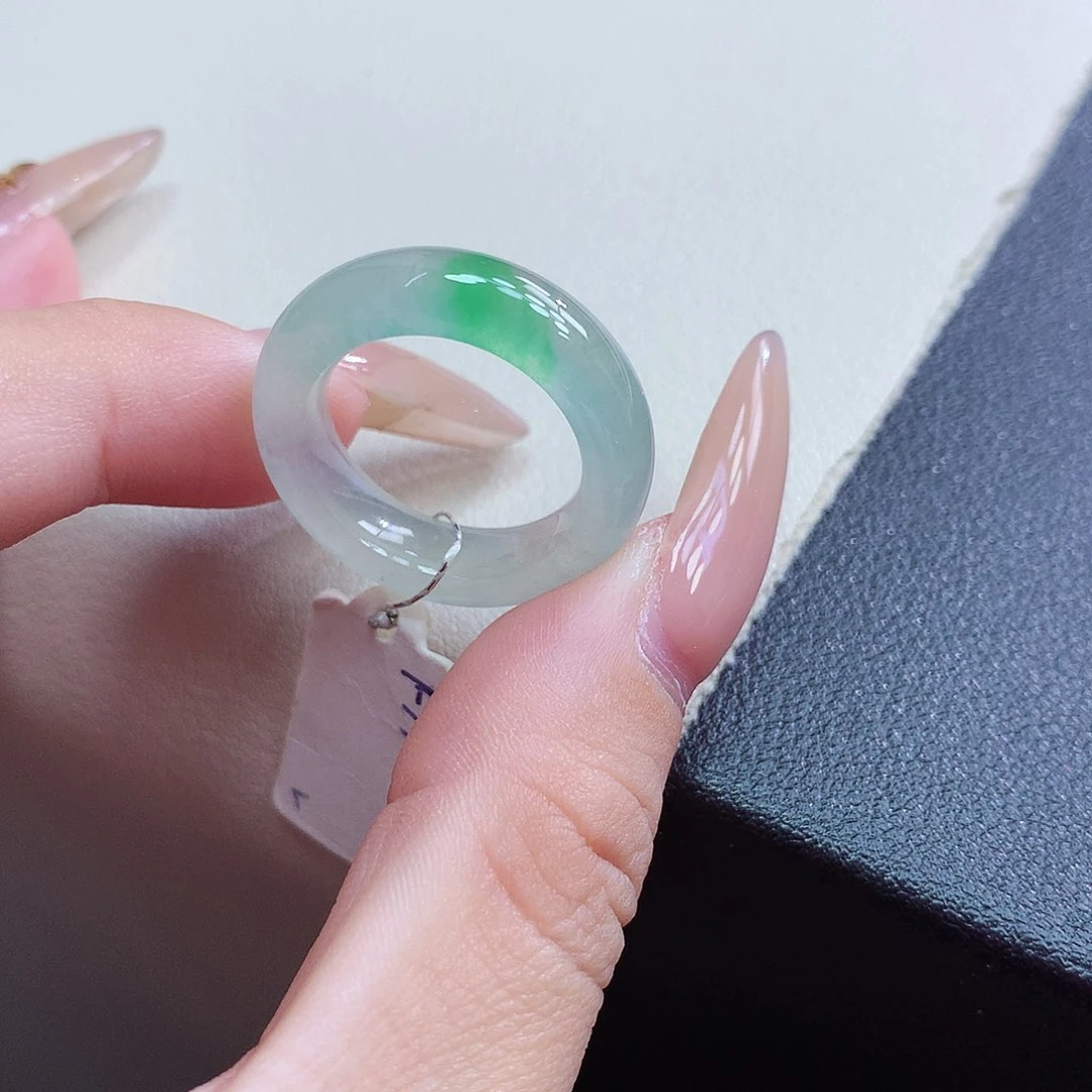 未镶嵌戒指翡翠13-14号