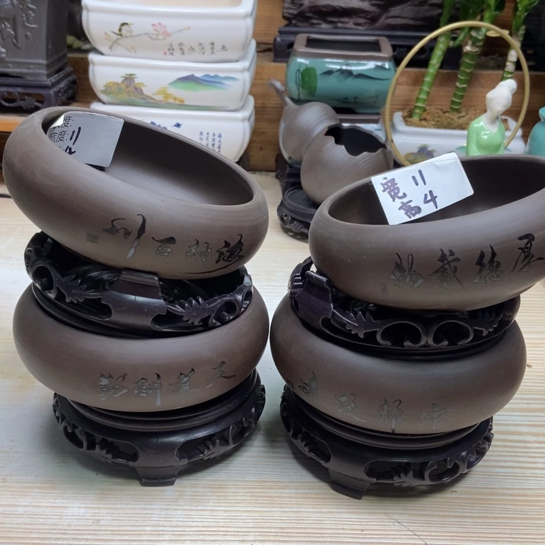 瓷片陶瓷花盆陶瓷艺术