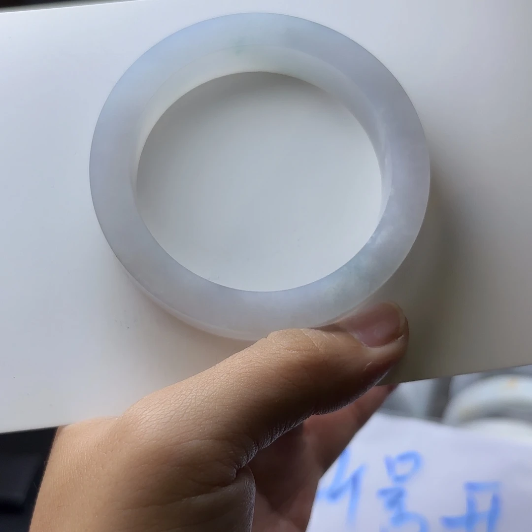 定制翡翠未镶嵌贵妃55/57。 白冰条