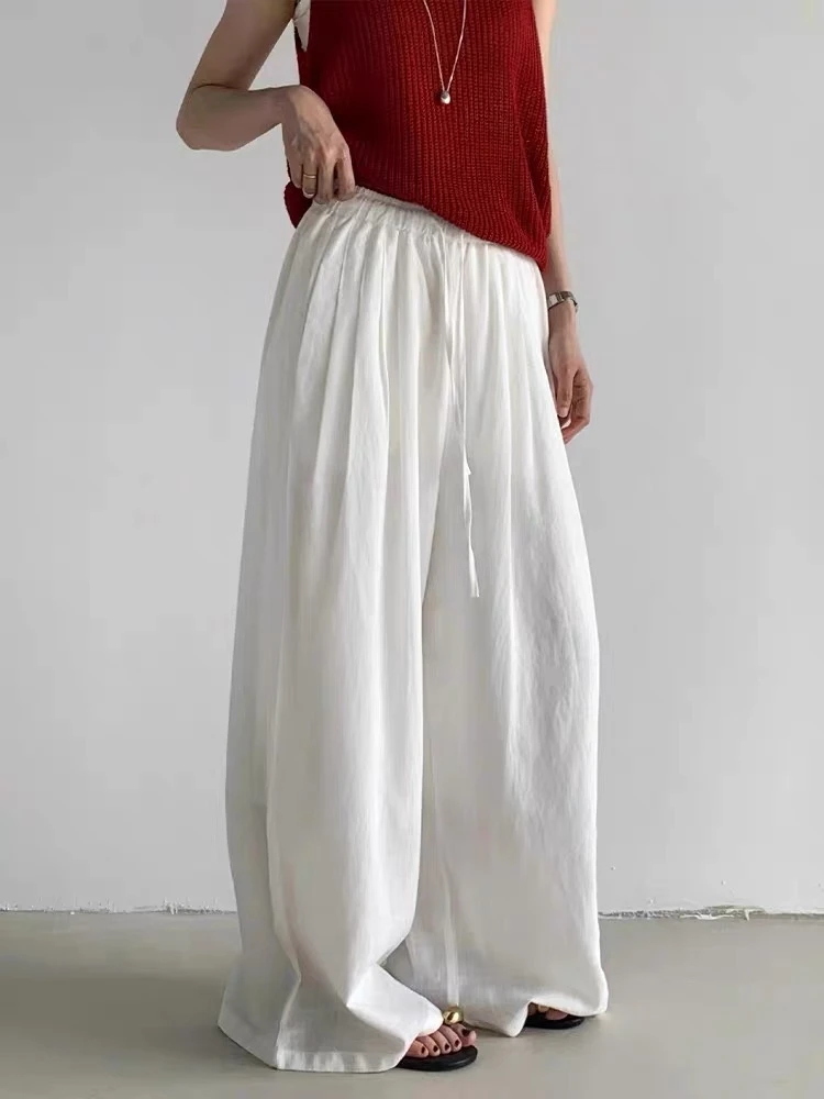 米满满-THE Bohe（0074#）宽松百搭慵懒风阔腿裤