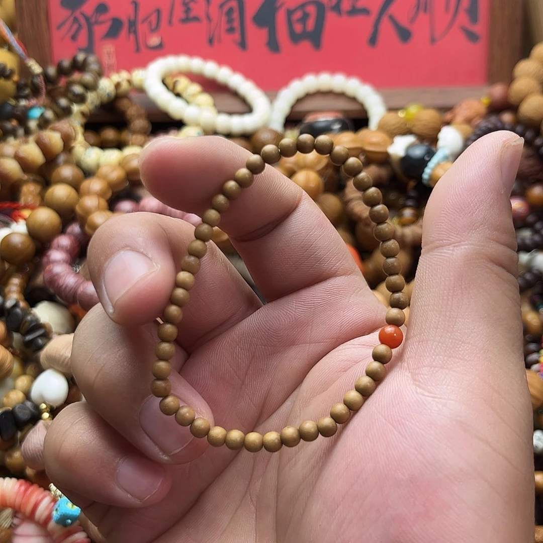 木质非金属保真印度老山檀手链