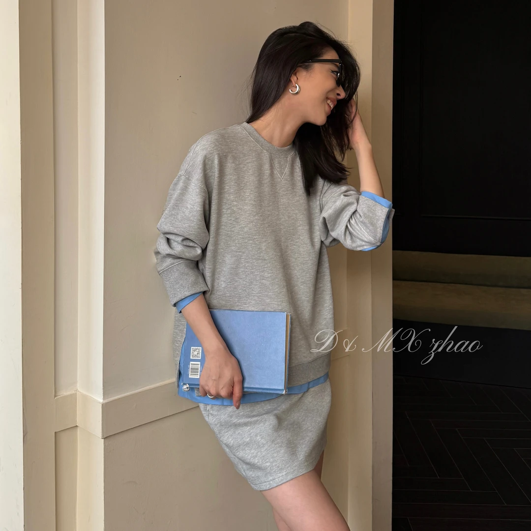 D&MX studio丨女神短裙 缪系A字超显腿细减龄运动风短裙1656高个