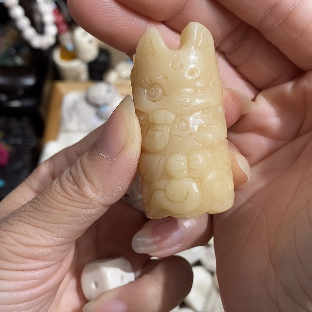 鹿骨把件M11九尾骨笛