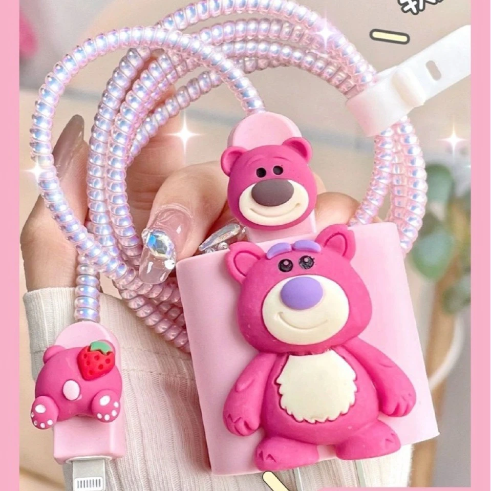 充电器20W保护套适用苹果15数据线保护壳保护绳缠绕线13快充线防