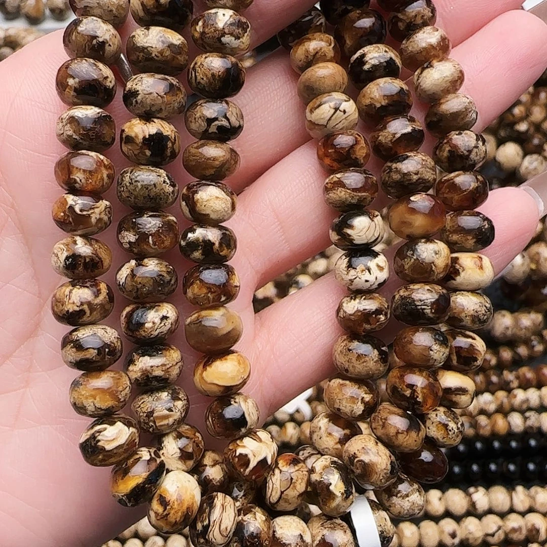 大***耶琥珀未镶嵌手链抚顺琥珀