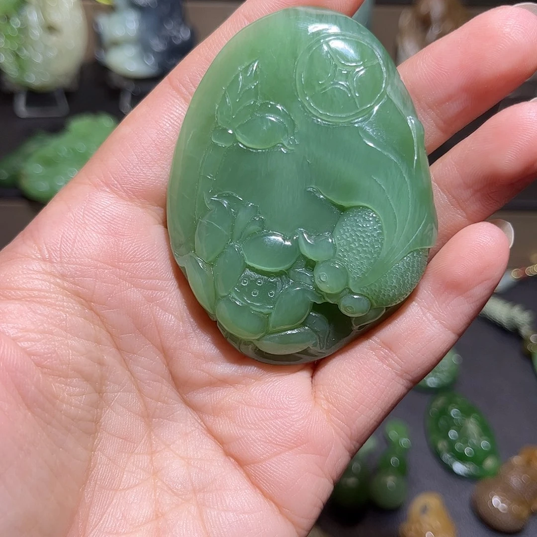 功***泥颈饰未镶嵌和田玉