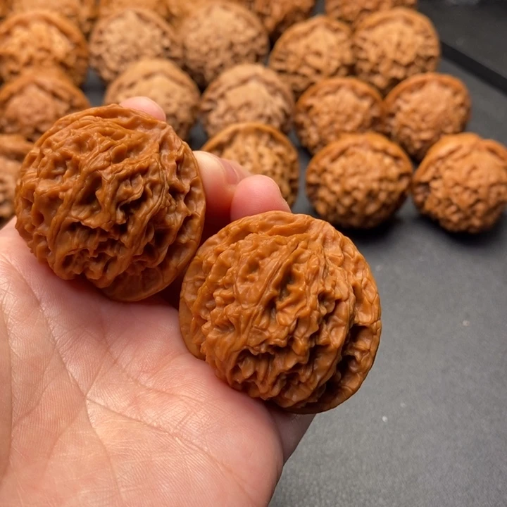 最***皮把件文玩核桃41苹果园