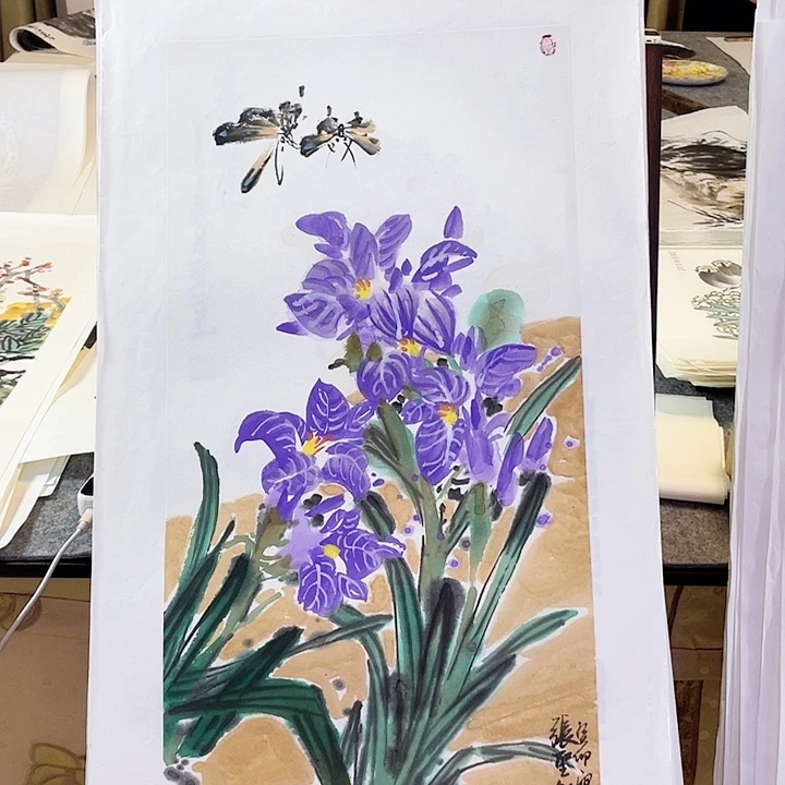 国画张圣敏先生纯手绘作品