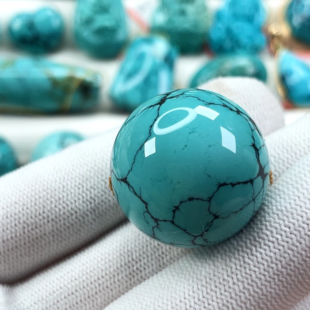 绿松石未镶嵌车挂尺寸26