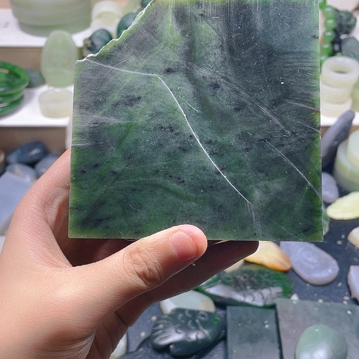 和田玉（碧玉）未镶嵌挂件