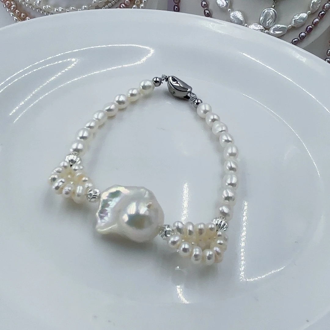 淡水珍珠颈饰未镶嵌捡漏特价