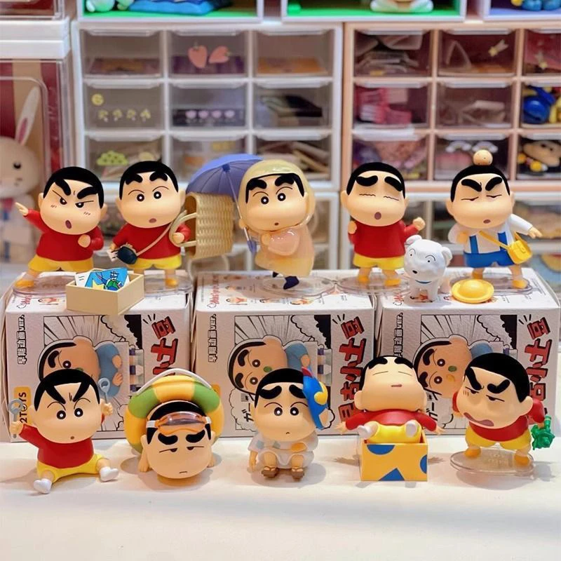 (拆盒)正版52TOYS蜡笔小新早古小土豆手办潮玩公仔玩具