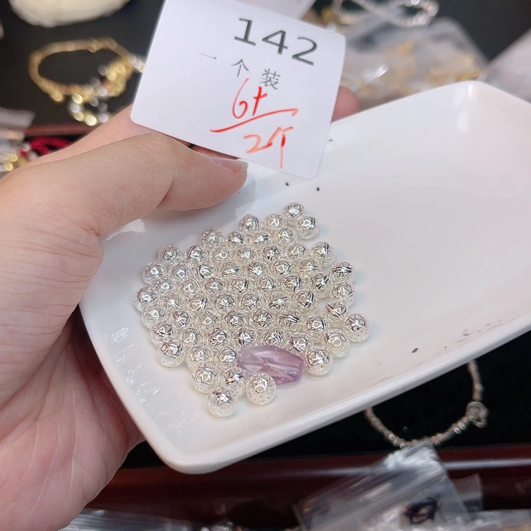 紫晶珠宝半成品银S925镶嵌142