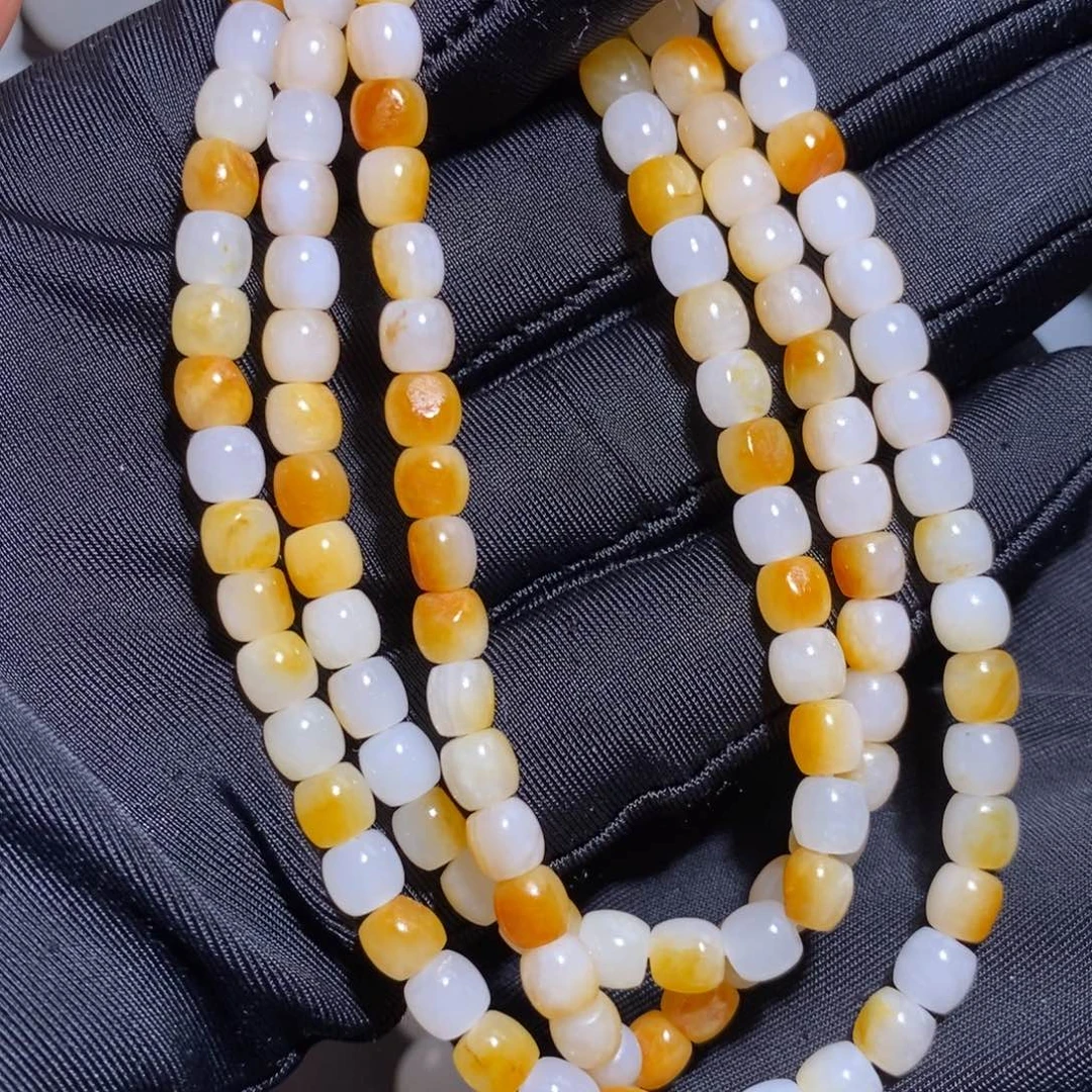 和田玉未镶嵌套链