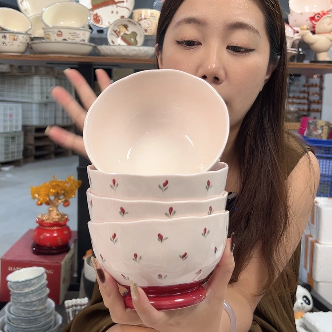 潮州微瑕陶瓷餐具5寸