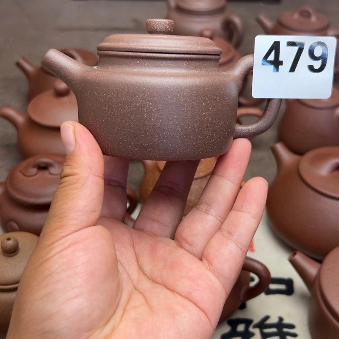 茶壶紫砂紫泥半手工150cc左右