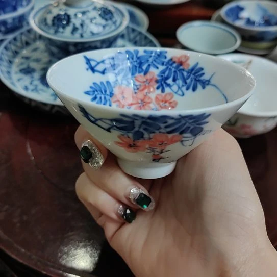 手工绘画柴窑手绘