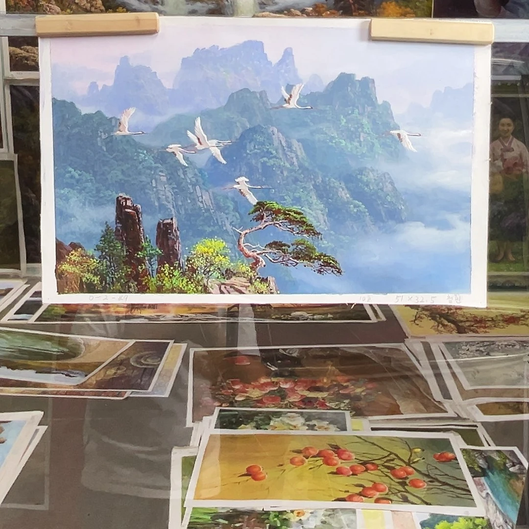 油画朝鲜艺术家51/32