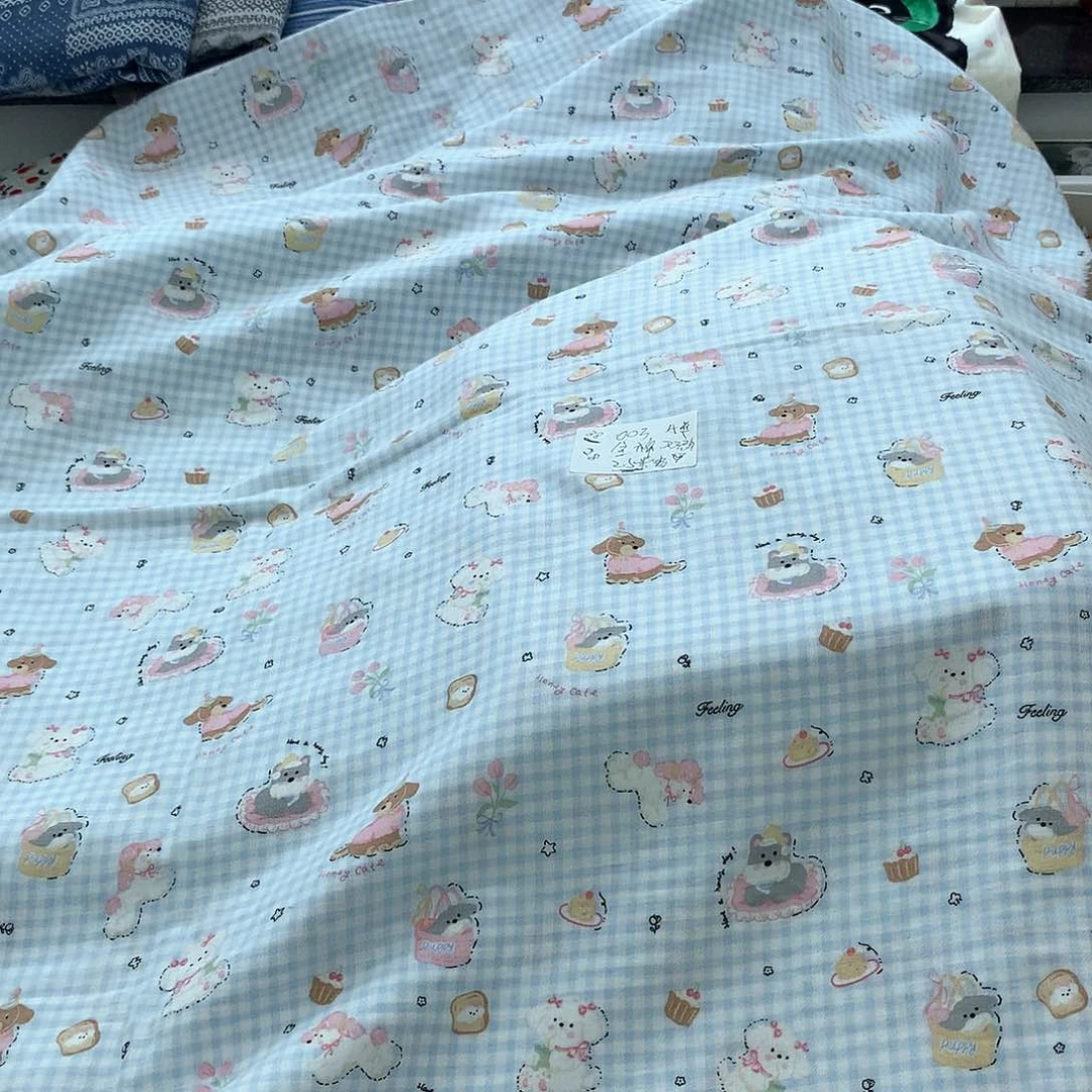 棉003全棉2.5米宽双层纱A类